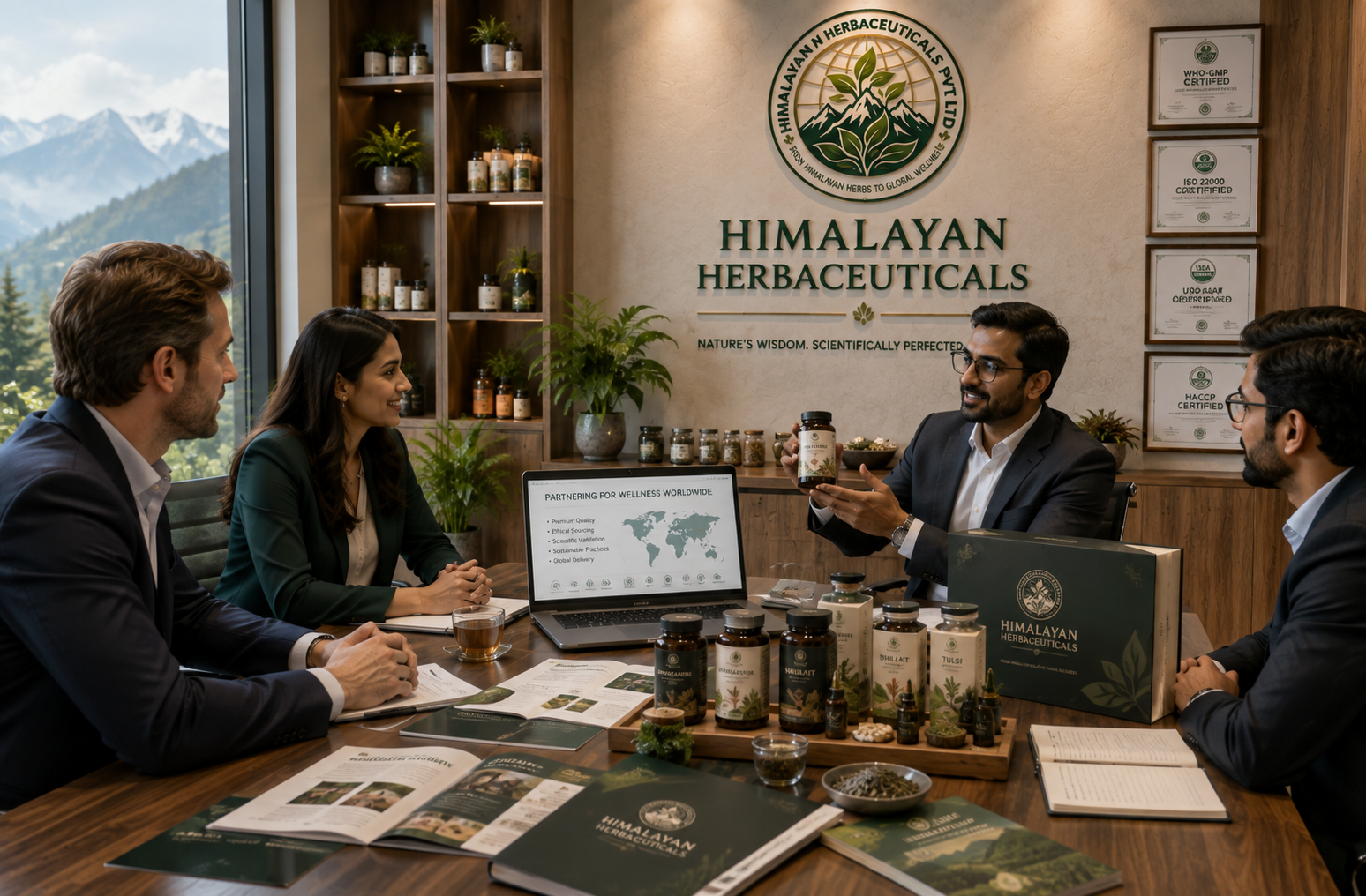 Fresh medicinal herbs